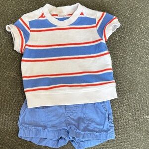 Carter's 4th of July shorts outfit